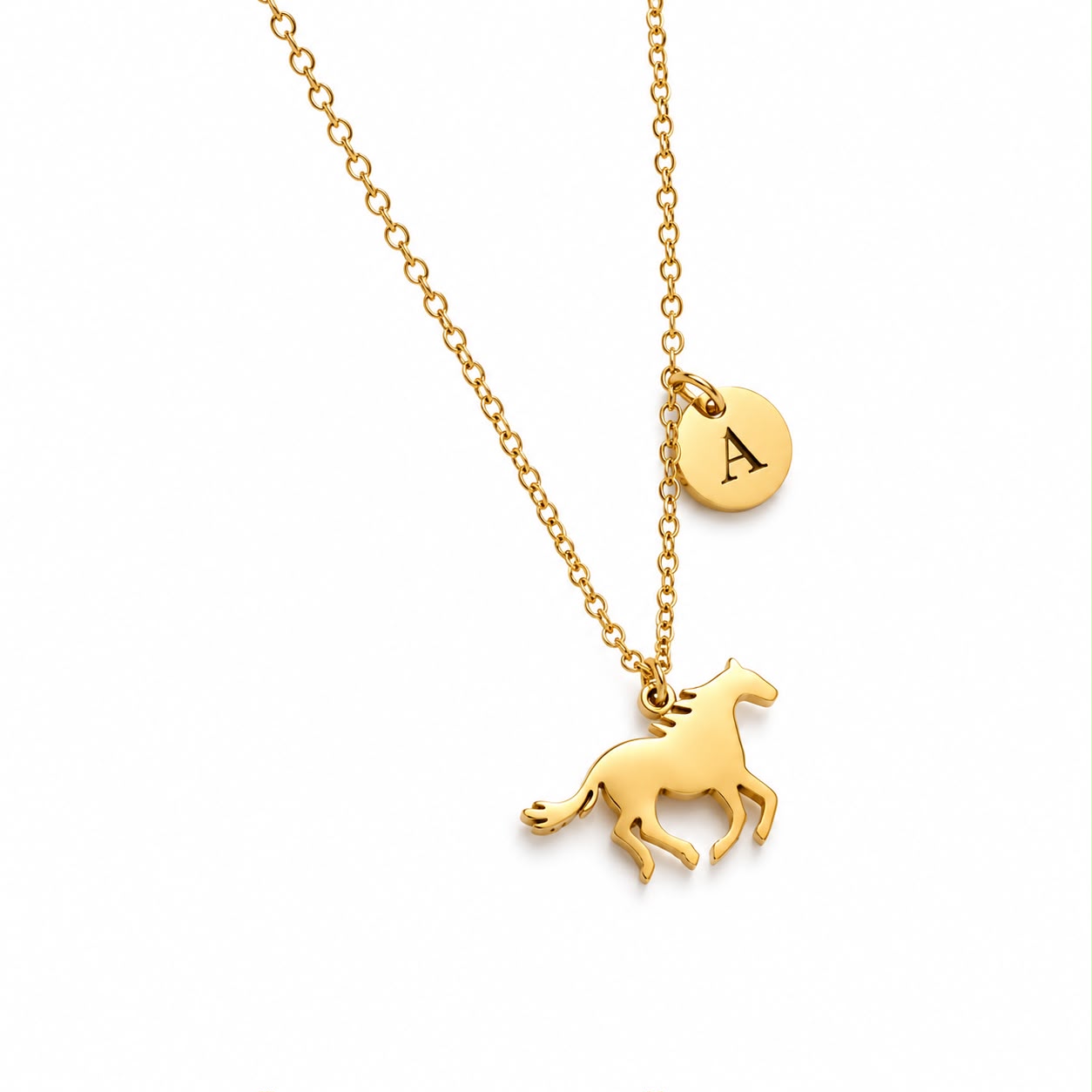 Paardensilhouette met Naam