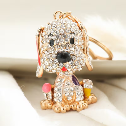 BlingPup sleutelhanger zilver