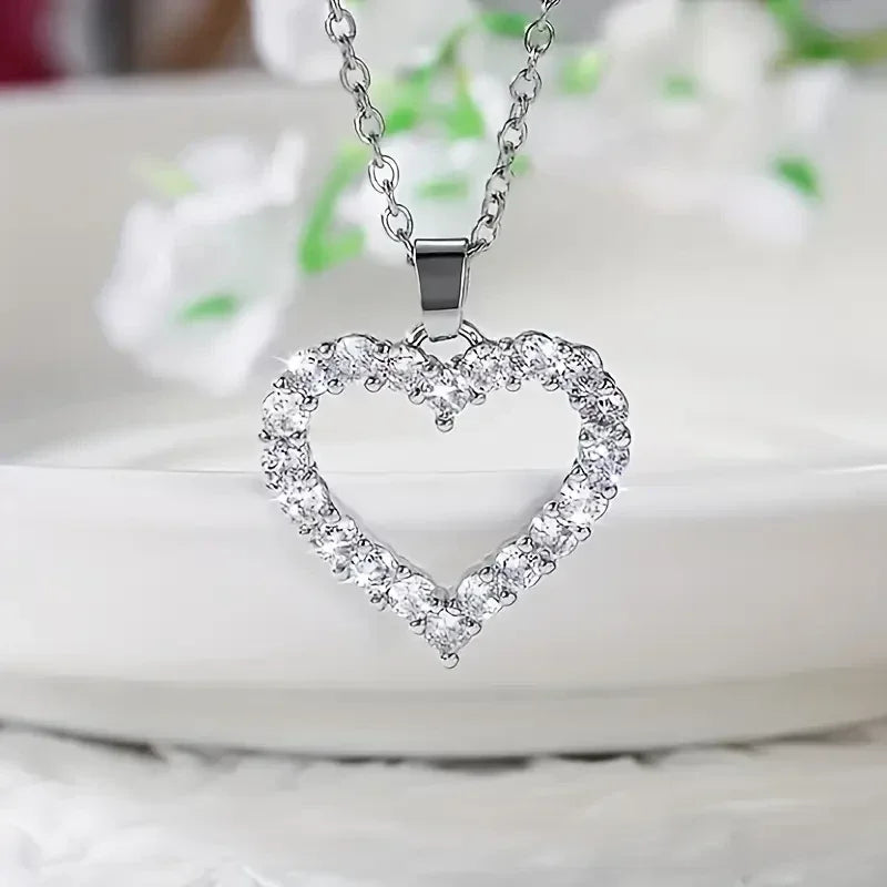 Liefdeshanger met strass