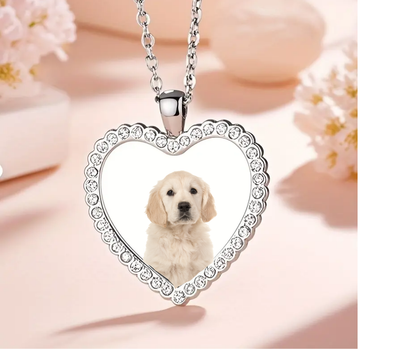 Ketting | Strass met foto