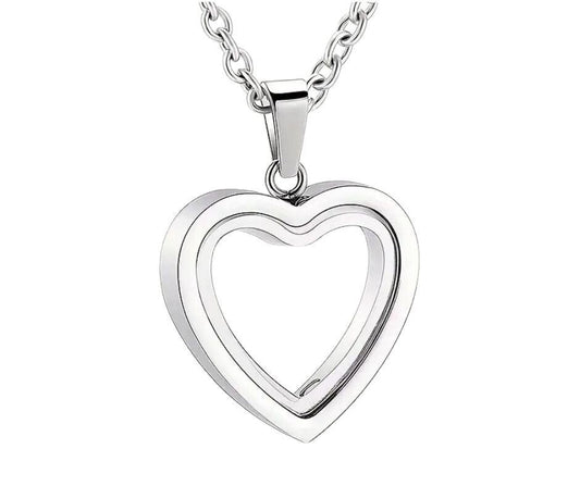 Ashanger | Glazen Hart zilver