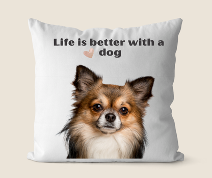 Kussen - Life is better with a Dog 🩷
