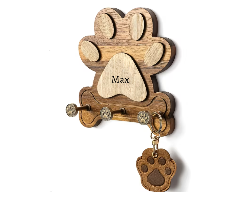 Wandhaak Deluxe | Rustiek hout