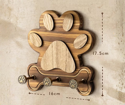 Wandhaak Deluxe | Rustiek hout