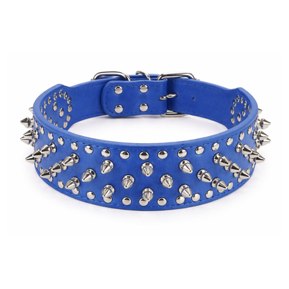Halsband Spikes | Blauw