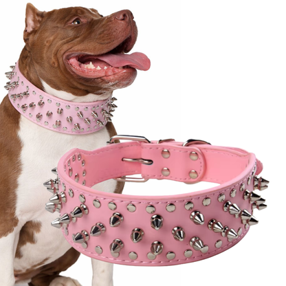 Halsband Spikes | Roze