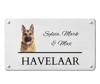 Gepersonaliseerd Deurbord