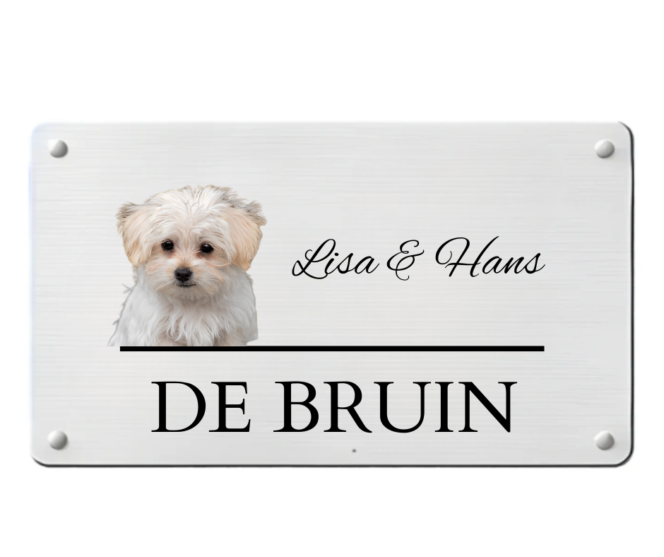 Gepersonaliseerd Deurbord