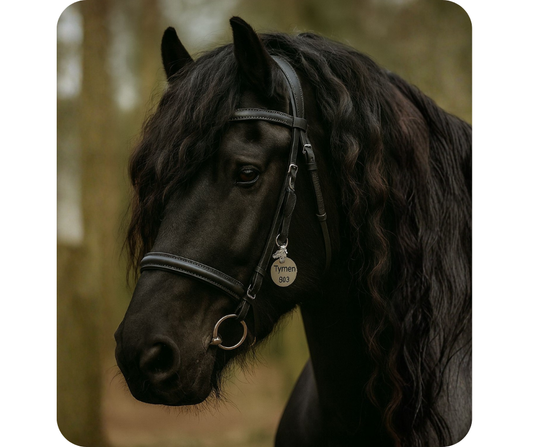 Paardenpenning rond