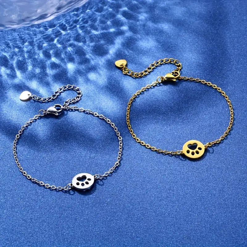 Armband | Hondenpootje rond