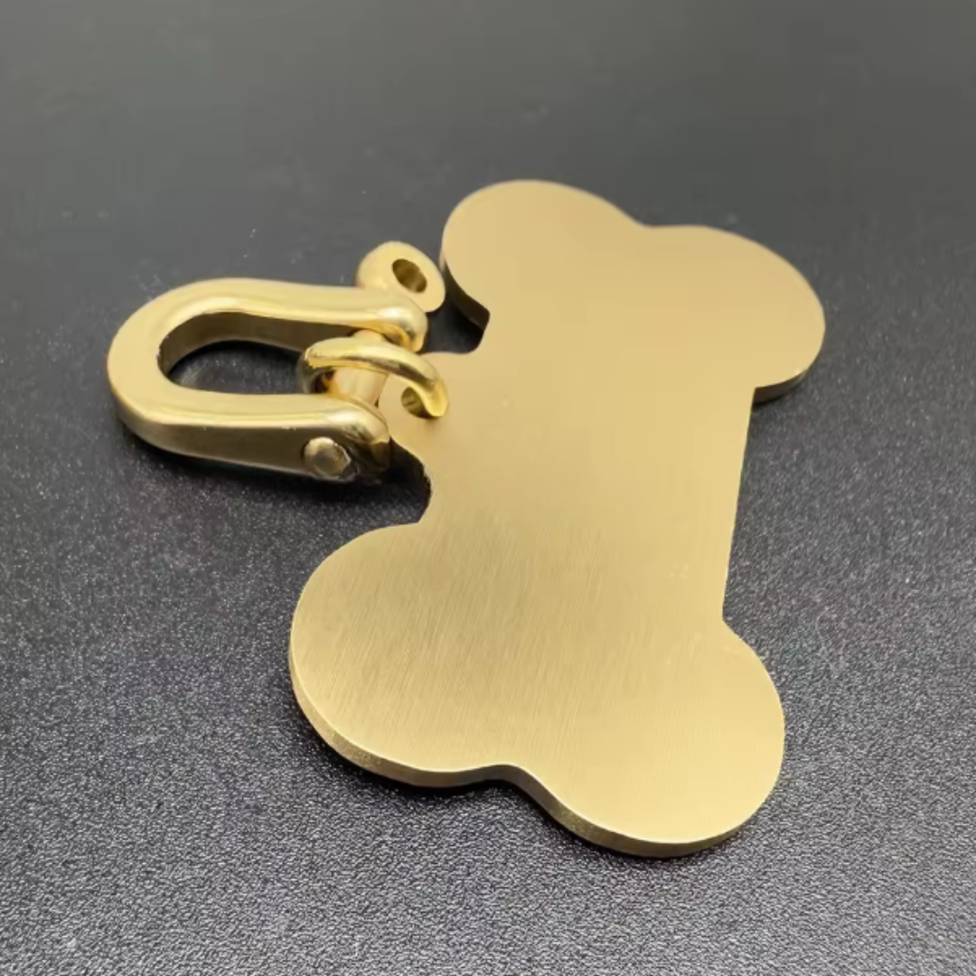 Hondenpenning Messing | botje