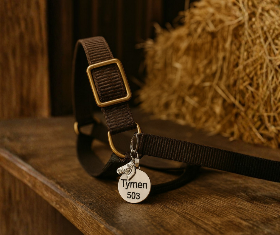 Paardenpenning rond