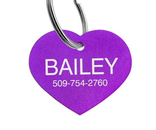 Aluminium gekleurd hart