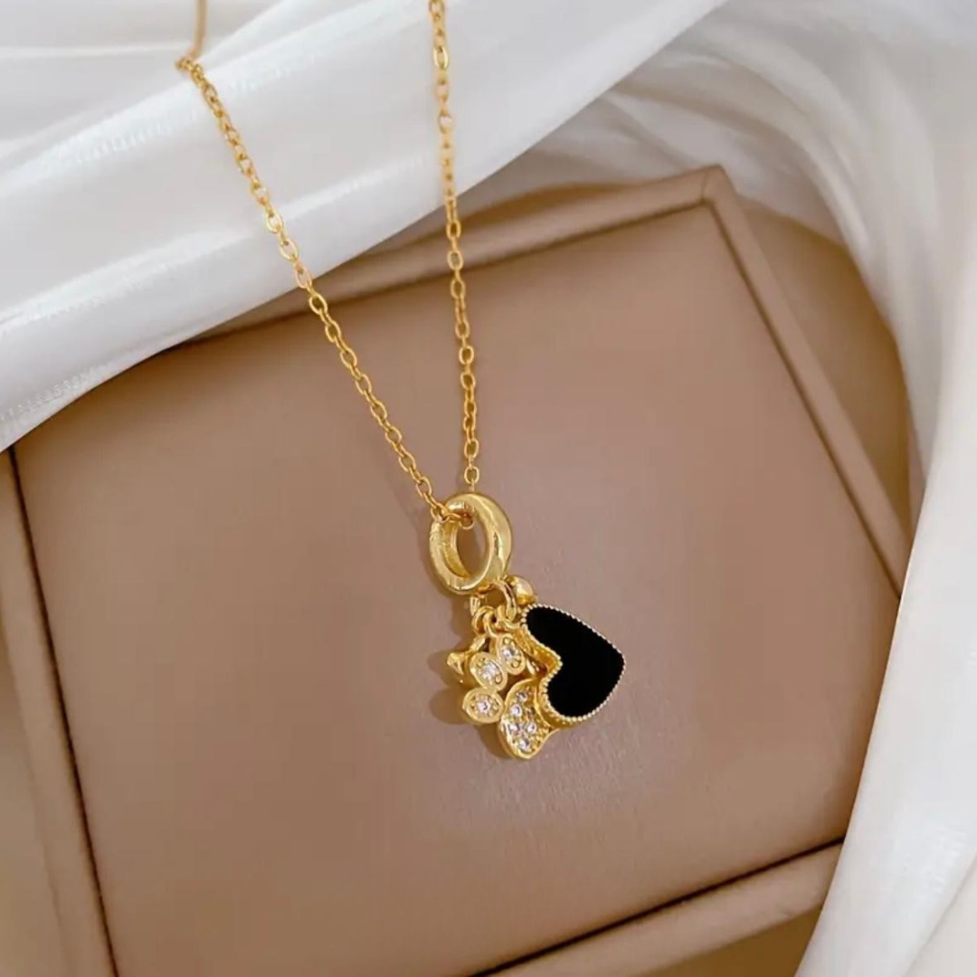Midnight Paw Charm | Ketting