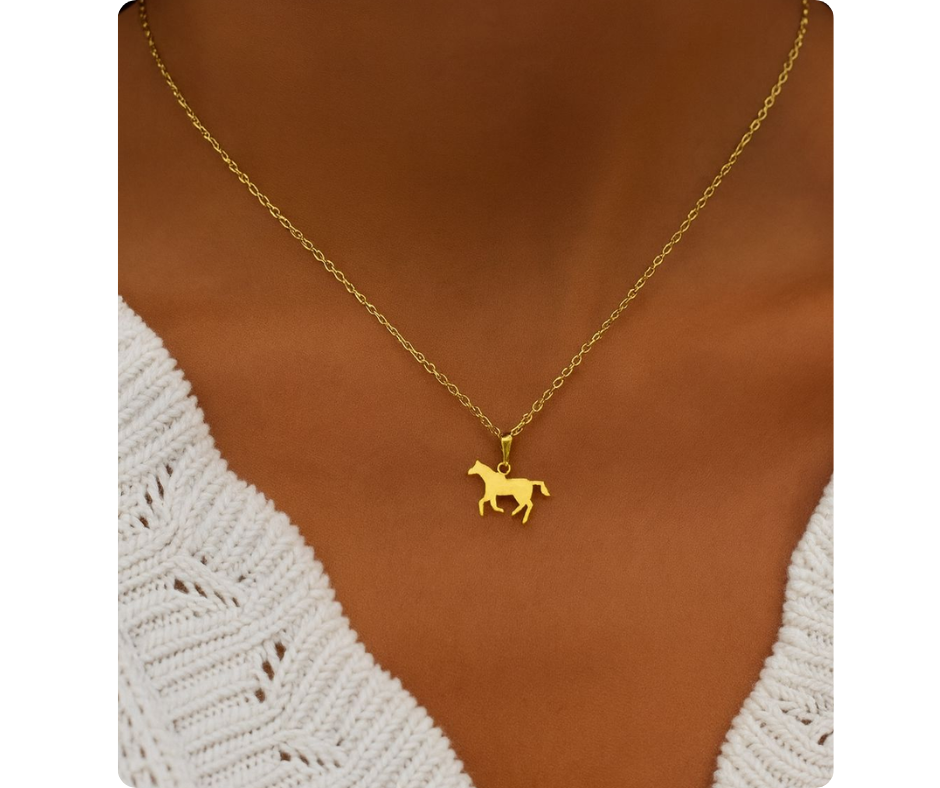 Paardensilhouet | Ketting