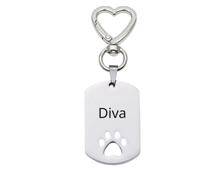 Dogtag inclusief bevestigingshart