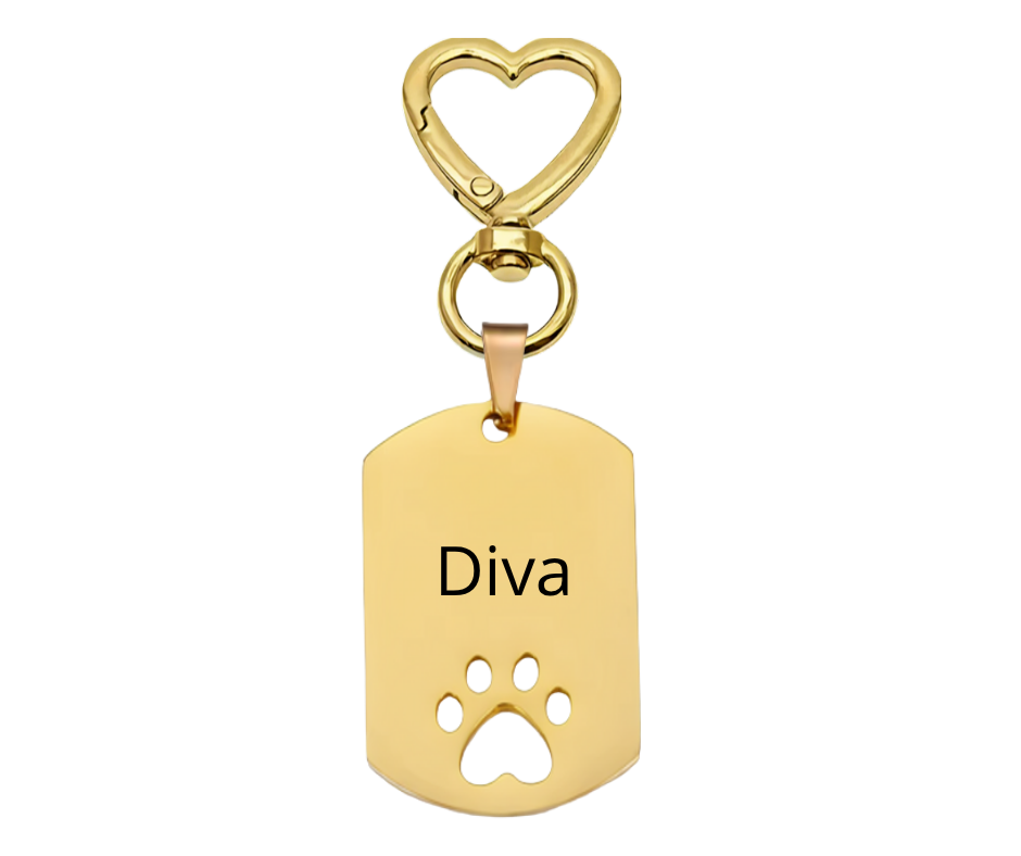 Dogtag inclusief bevestigingshart