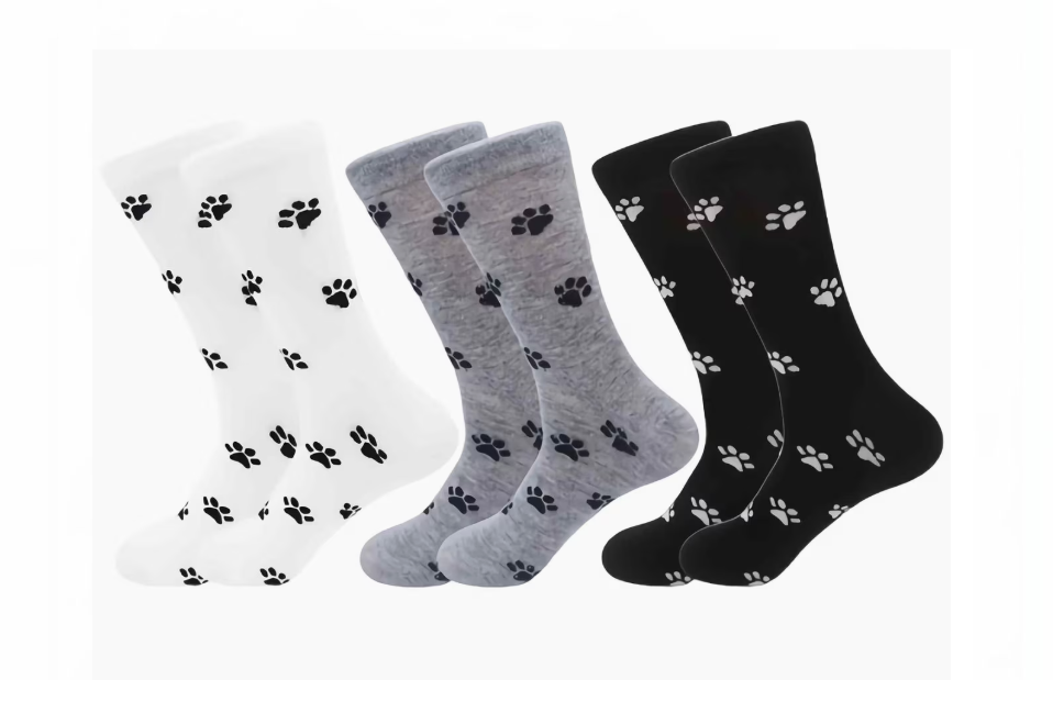 3-paar PawPrint sokken