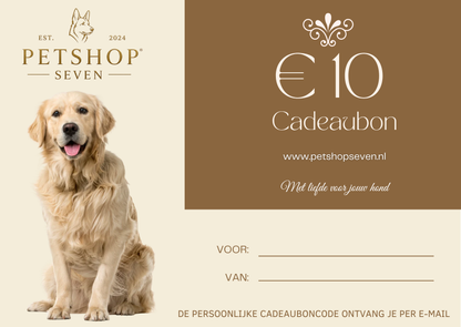 Petshop Seven Cadeaubon