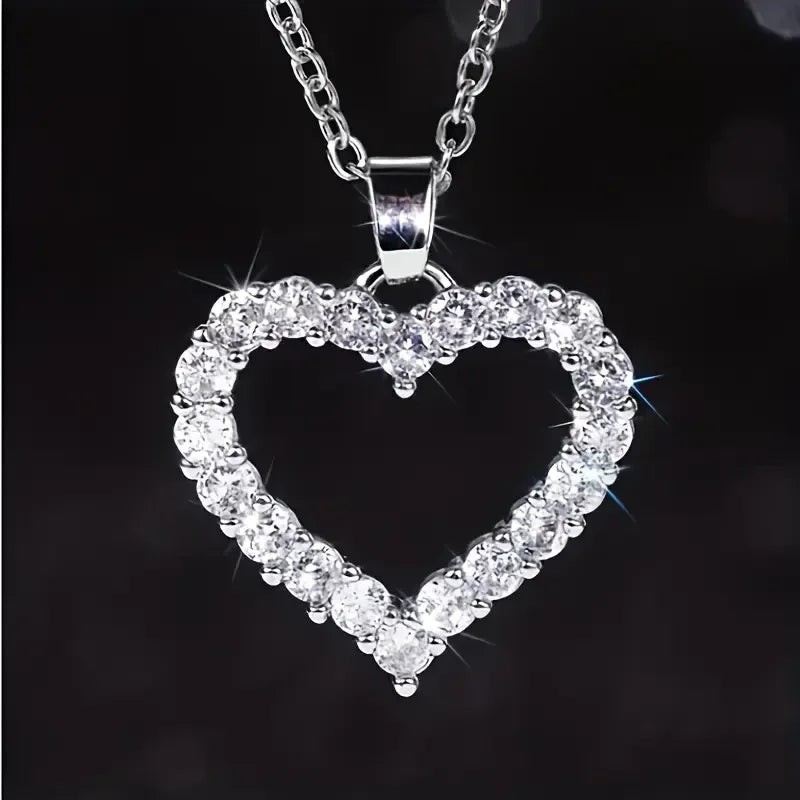 Liefdeshanger met strass