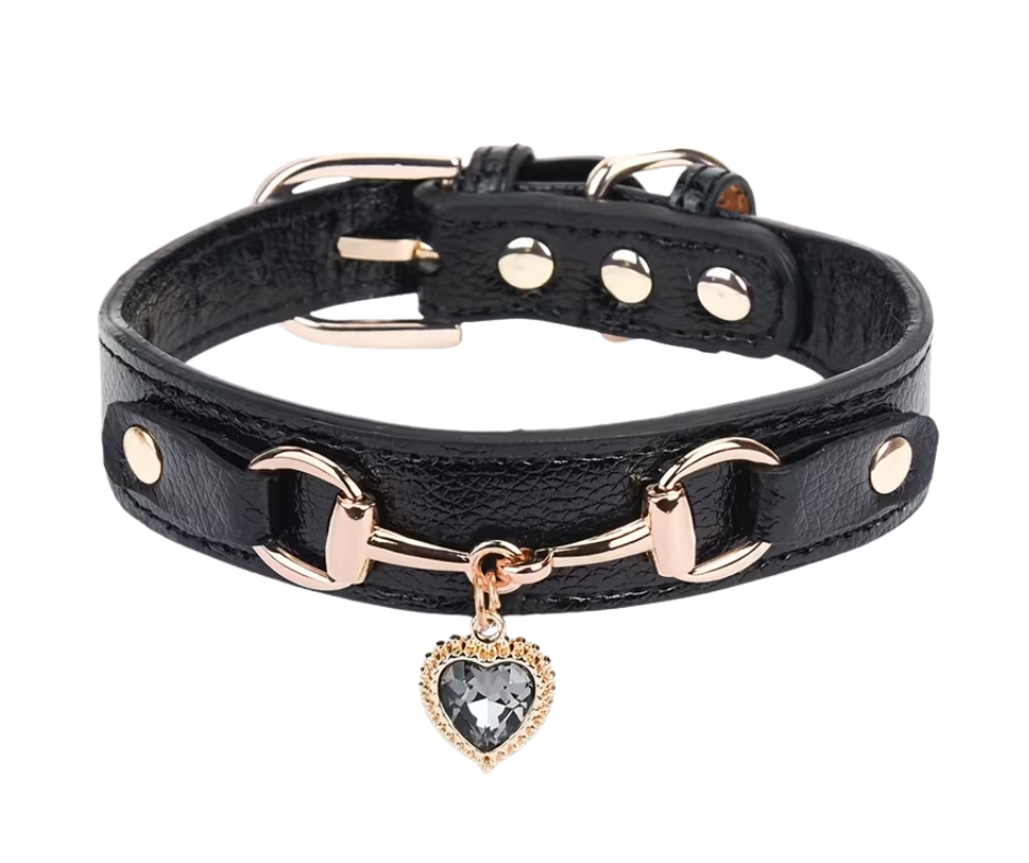 Halsband Bella Azure | Zwart