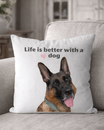 Kussen - Life is better with a Dog 🩷
