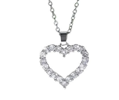 Liefdeshanger met strass