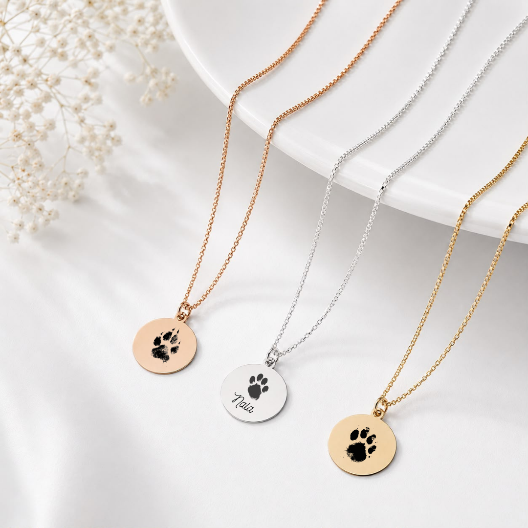 PawPrint Ketting | Rond