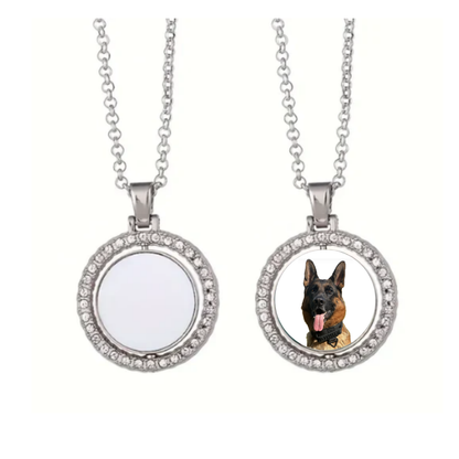Ketting | Strass met foto