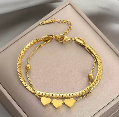 Armband | Gouden Hartslag