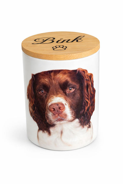 Snackpot met naam en foto