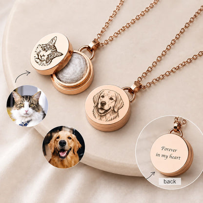 Dierenhaar Medaillon | Ketting