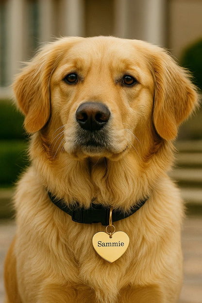 Hondenpenning Golden Love