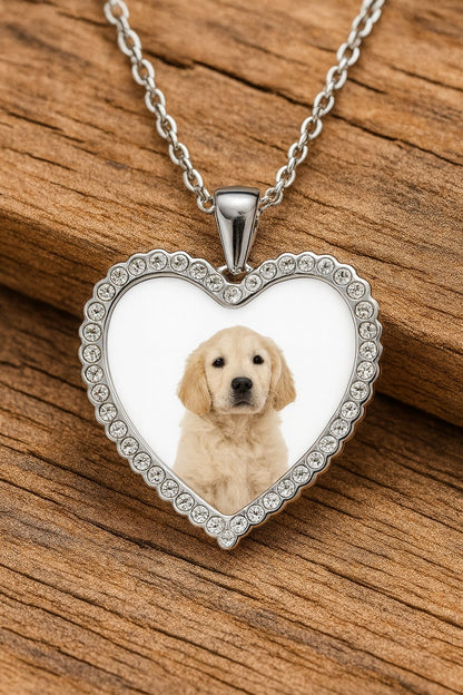 Ketting | Strass met foto