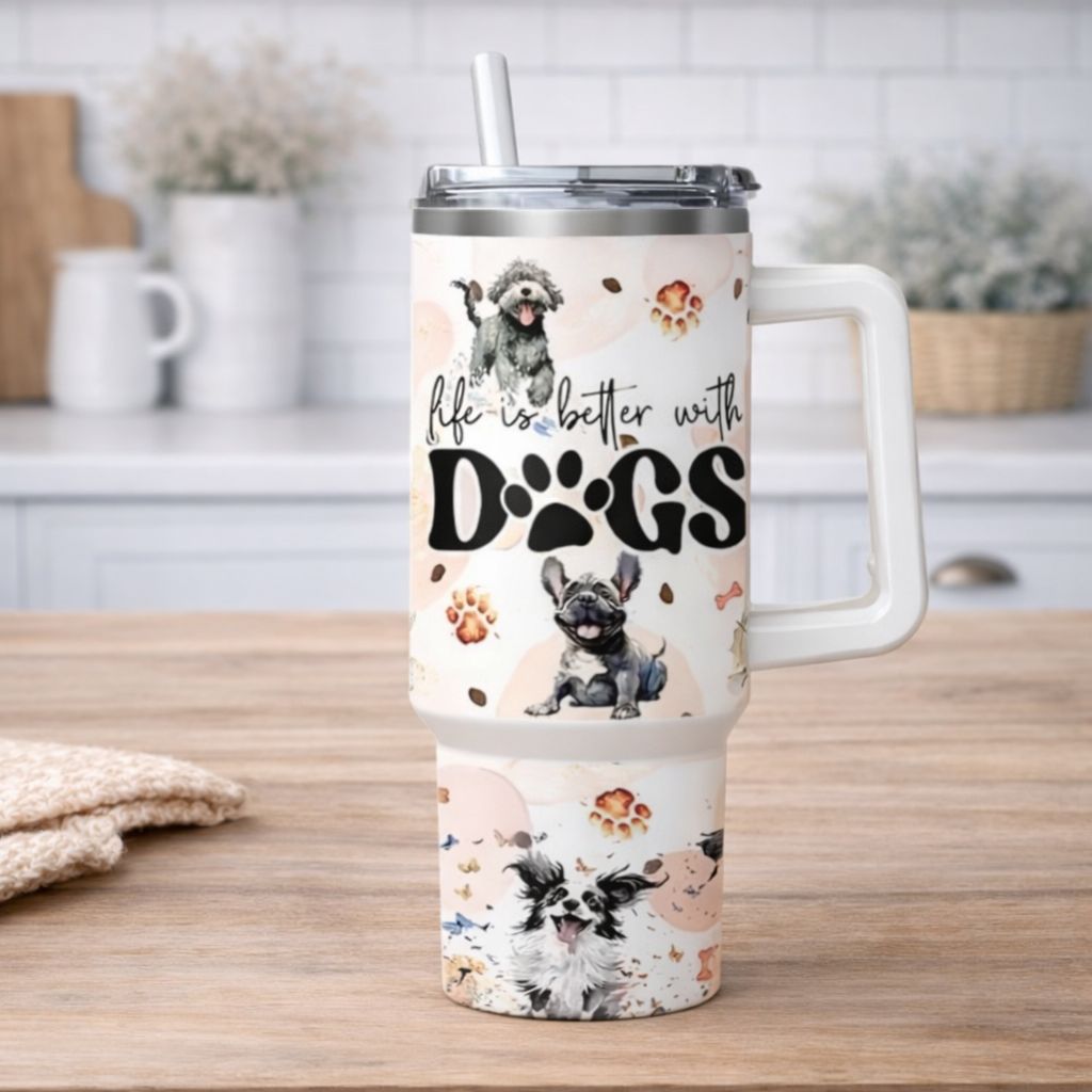 Thermosbeker Life is Better with Dogs