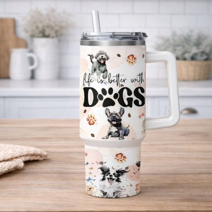 Thermosbeker Life is Better with Dogs