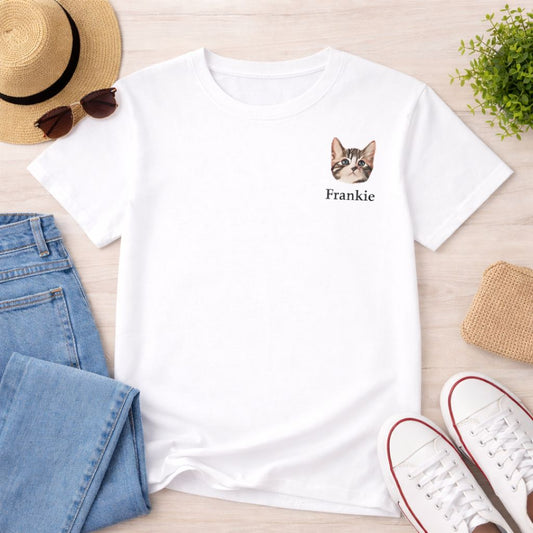 Huisdier als comic shirt