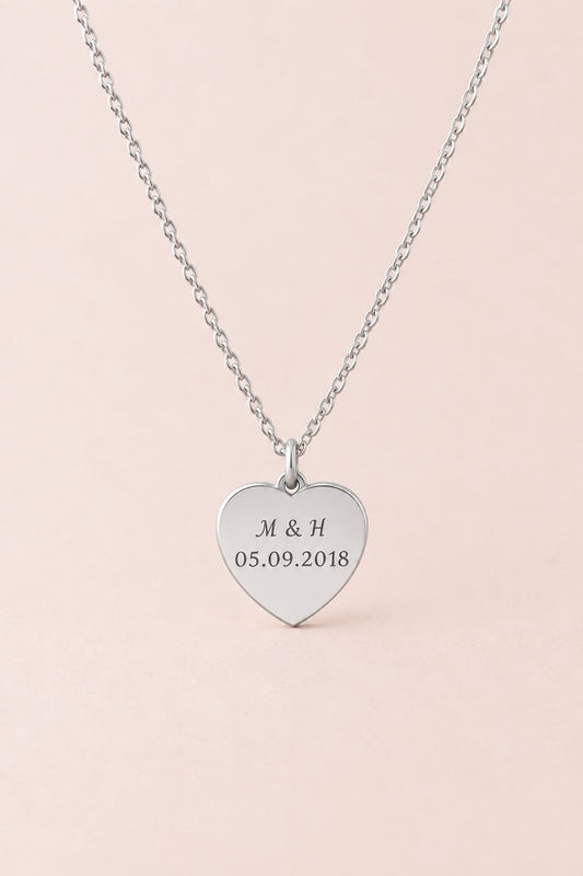Ketting | Zilver Hart