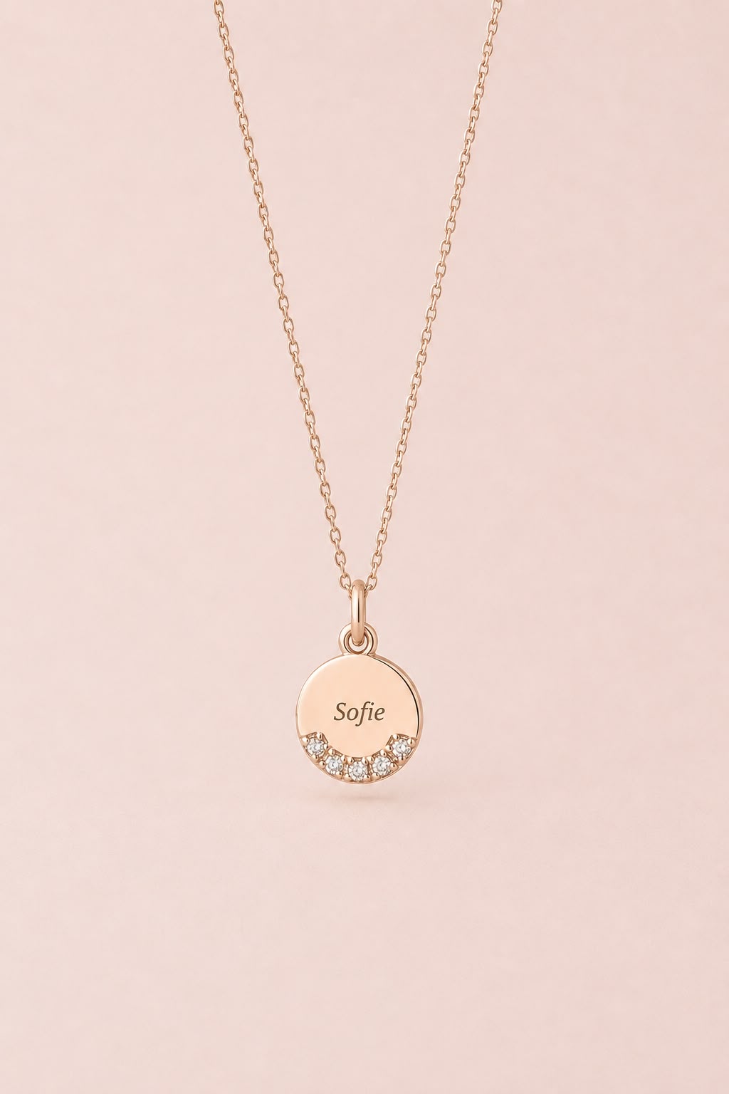 Zirkonia 585 Ketting