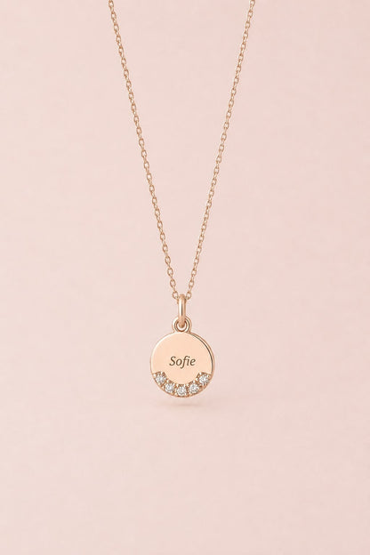 Zirkonia 585 Ketting