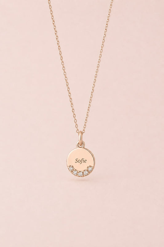 Zirkonia 585 Ketting