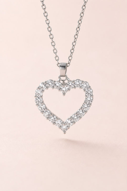 Crystal Heart Ketting
