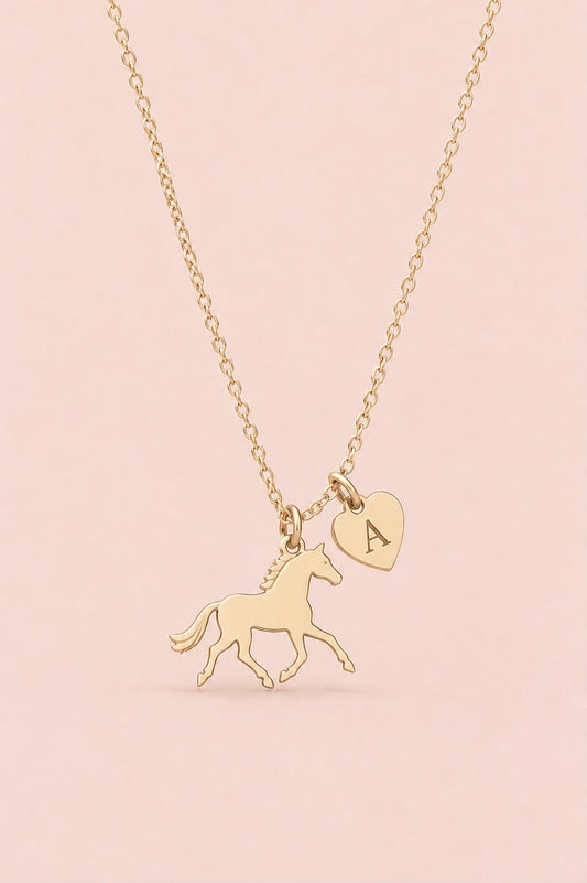 Paardensilhouette met Naam