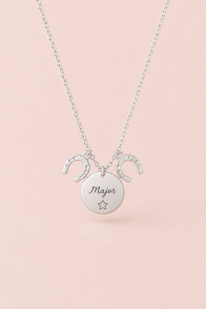 Hoefijzer met Naam Ketting
