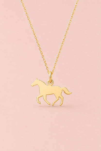 Paardensilhouette Ketting