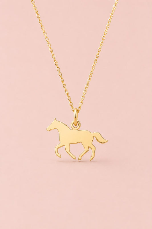 Paardensilhouette Ketting
