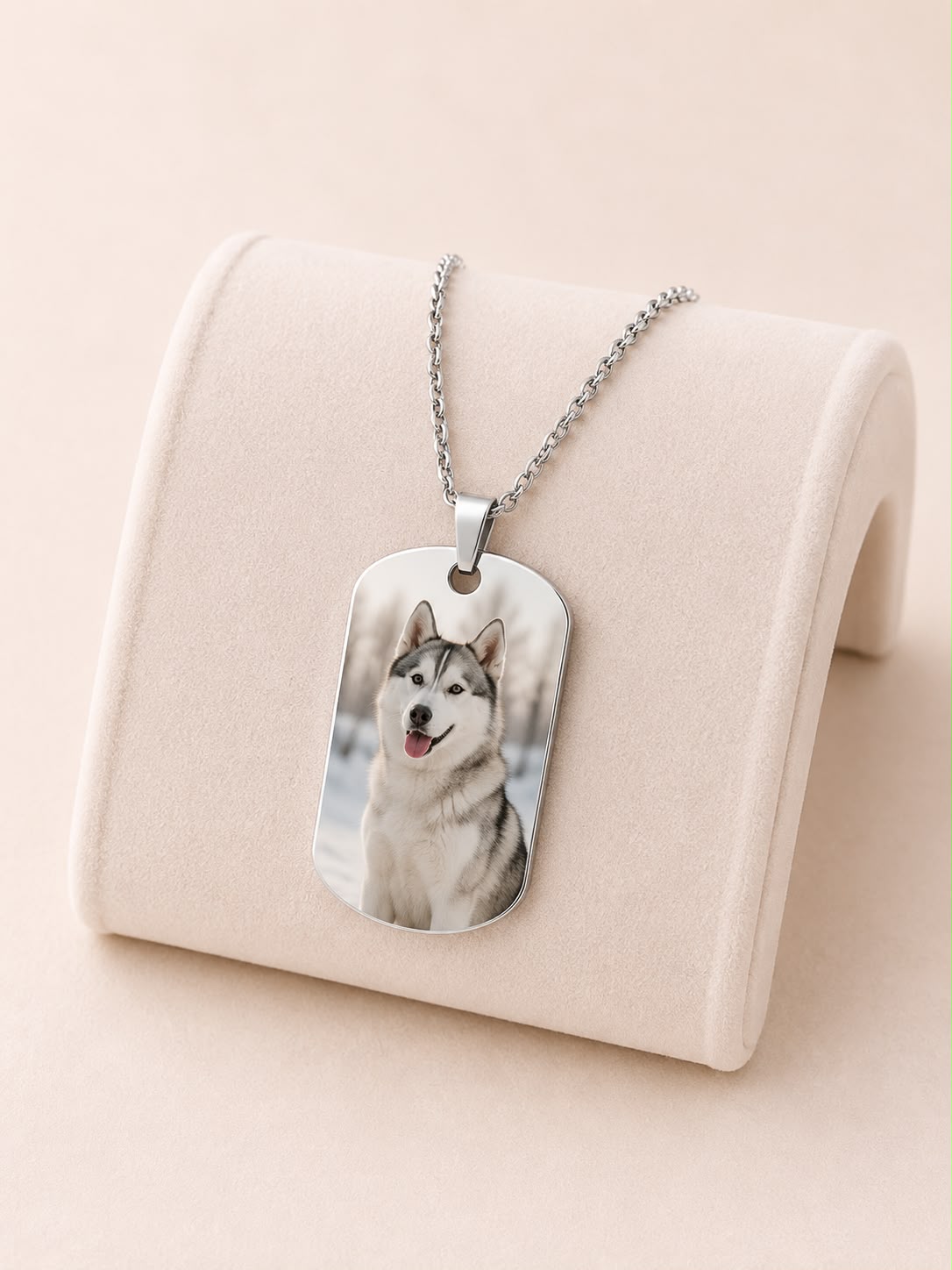 Dogtag Foto Ketting