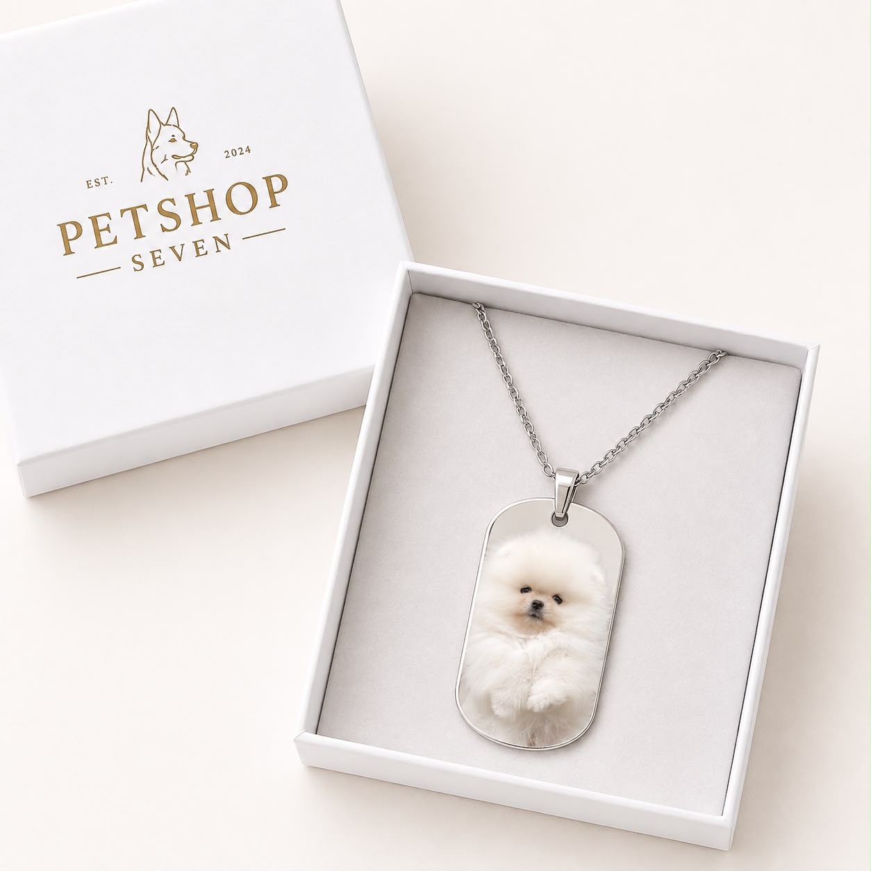 Dogtag Foto Ketting