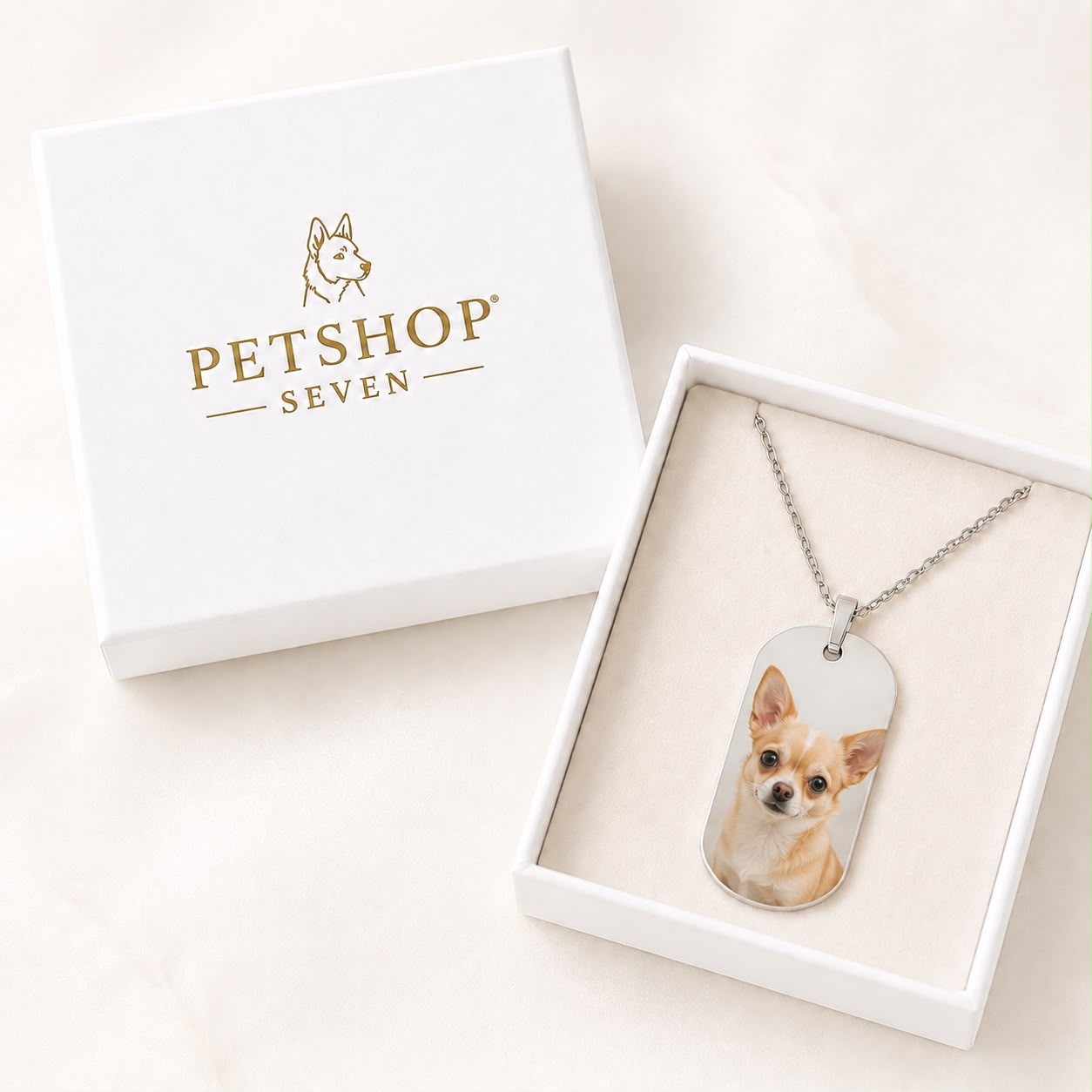Dogtag Foto Ketting