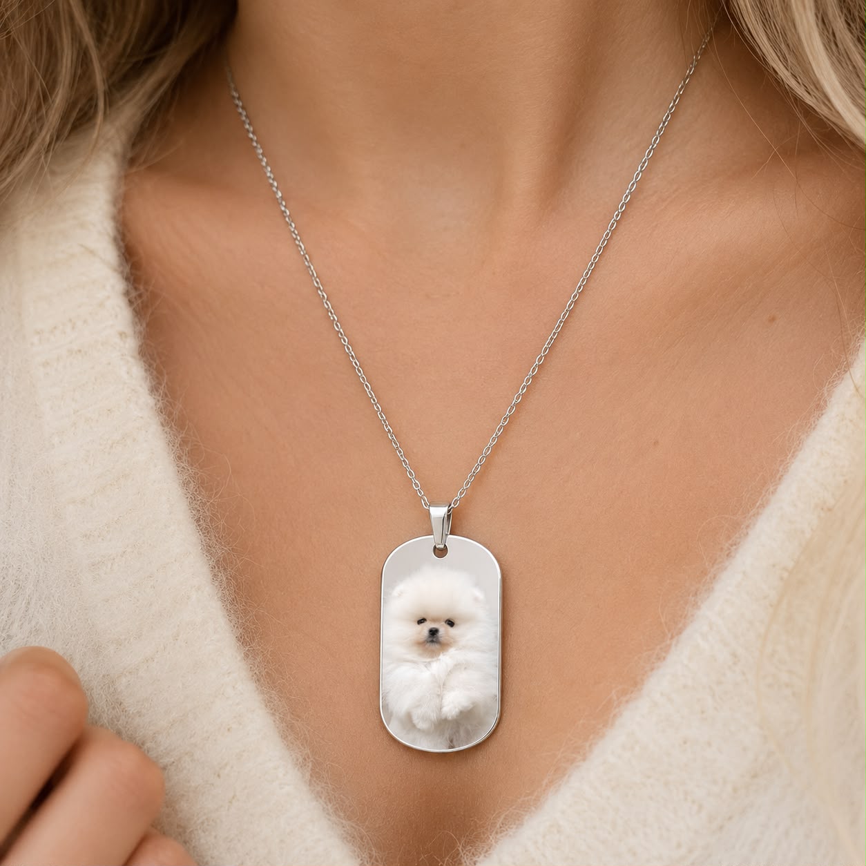 Dogtag Foto Ketting